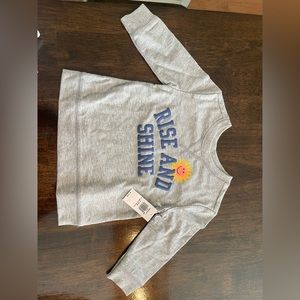 Baby sweatshirt and onesie